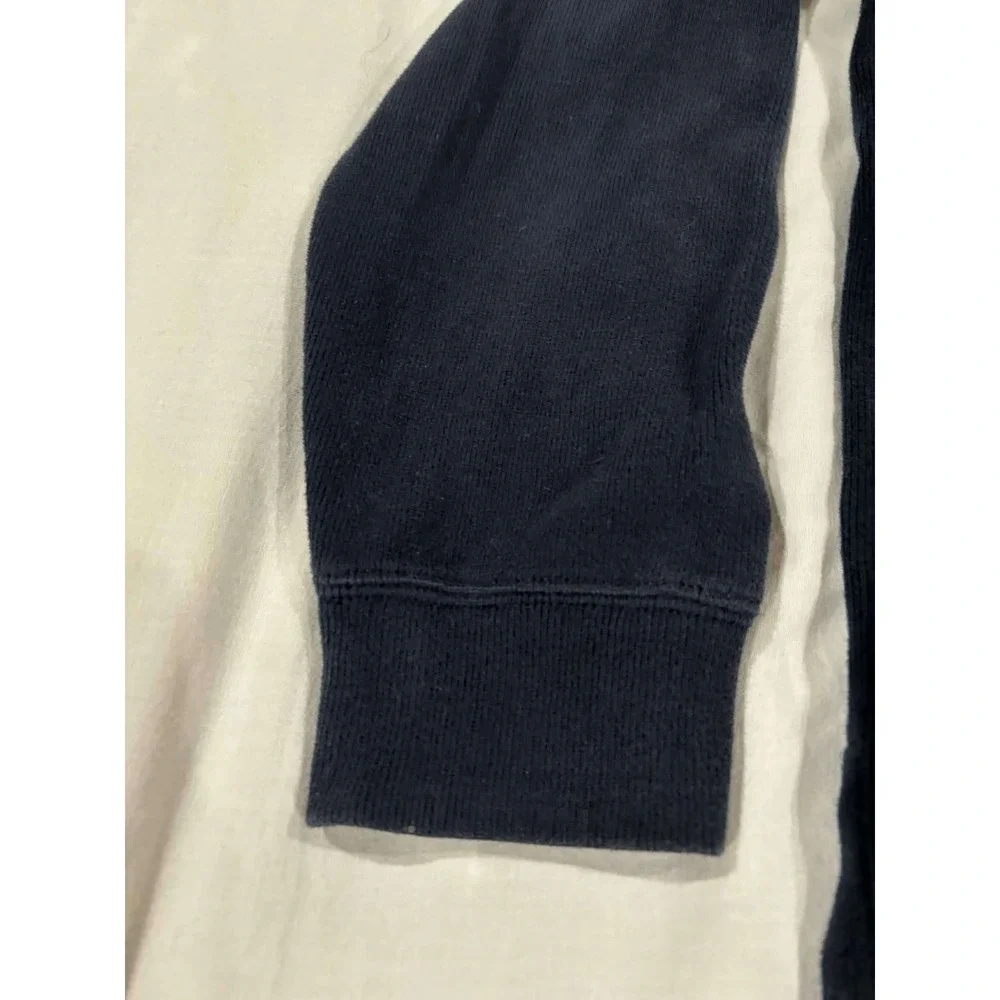 Polo Ralph Lauren Quarter Zip Long Sleeve Pullover Mens Large‎ Navy Cotton